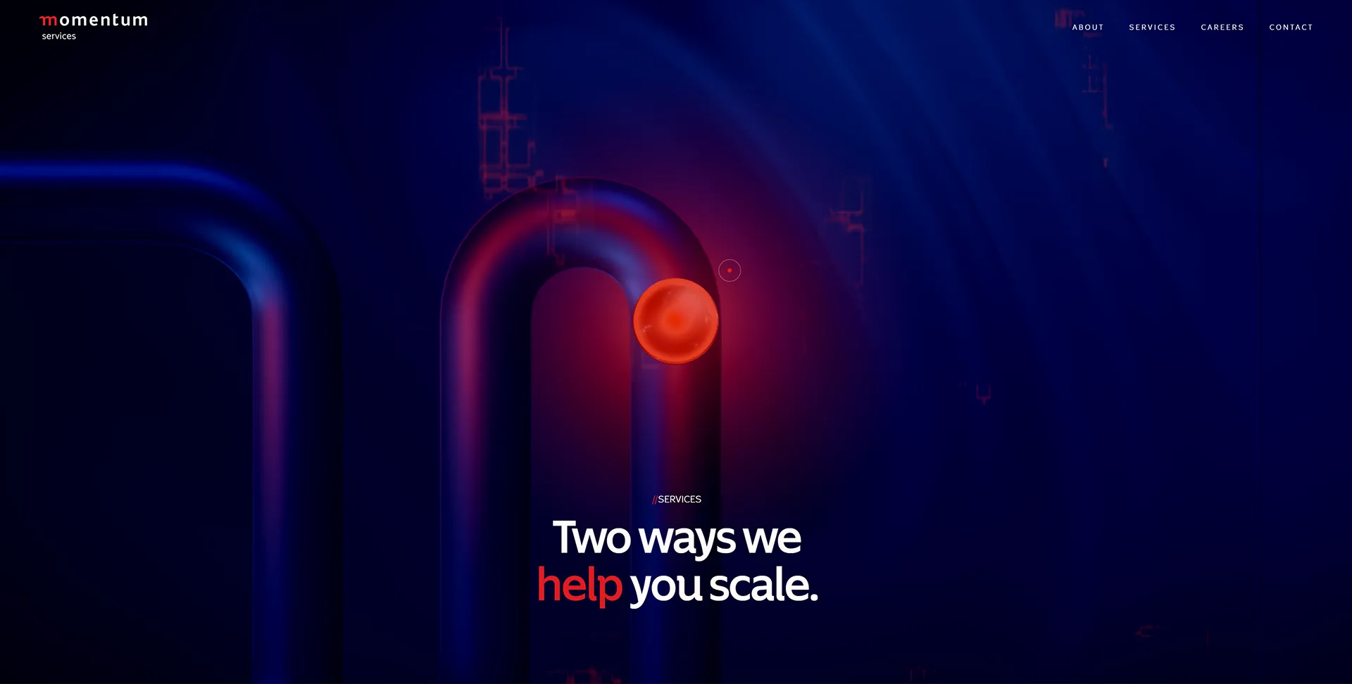 Momentum Services introduction presenting two ways to help clients scale